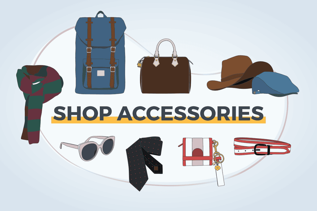 online shopping, accessories, bags